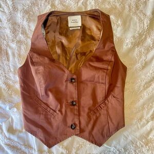 RVCA X Camille Rowe Brown Vest